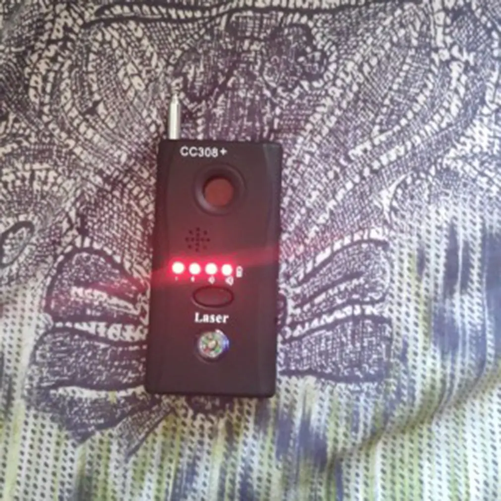 Multi-Function Wireless Camera Lens Signal Detector CC308+ Radio Wave Signal Detect Full-range WiFi RF GSM Scanner