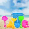 7Pcs/Set Sand Digging Toys Novelty Easy to Carry Shovel Baby Beach Toys with Bucket Outdoor Toys  Kid Beach Toys  Beach Toys 1