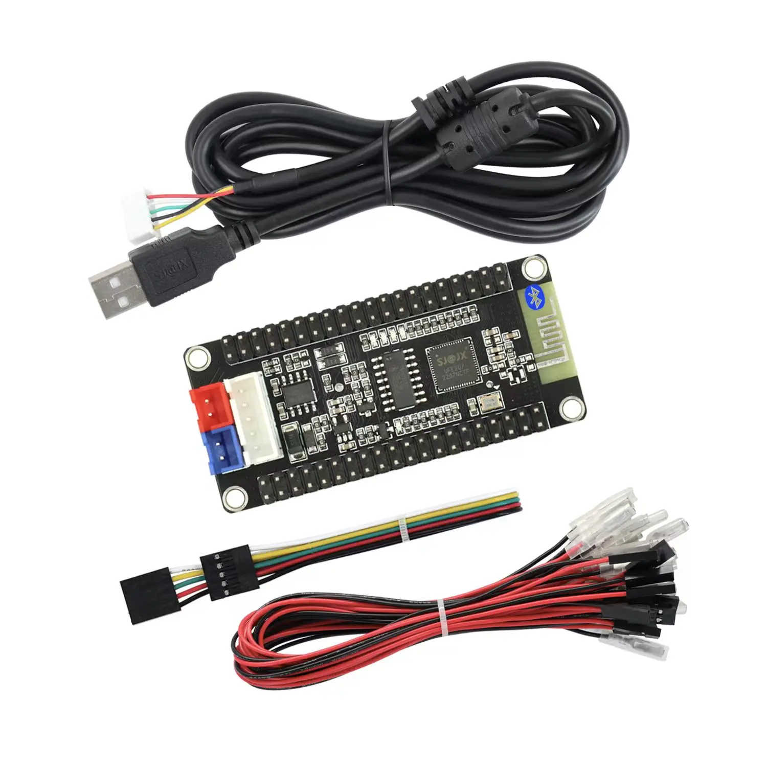 Enhanced USB Arcade Joystick Bluetooth Encoder Board with Power Box
