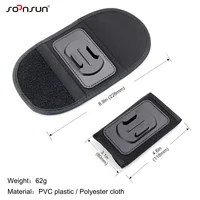SOONSUN Backpack Shoulder Strap 360° Rotation Adjustable Belt Mount for GoPro Hero Insta360 Akaso SJCAM DJI Action Accessories 2