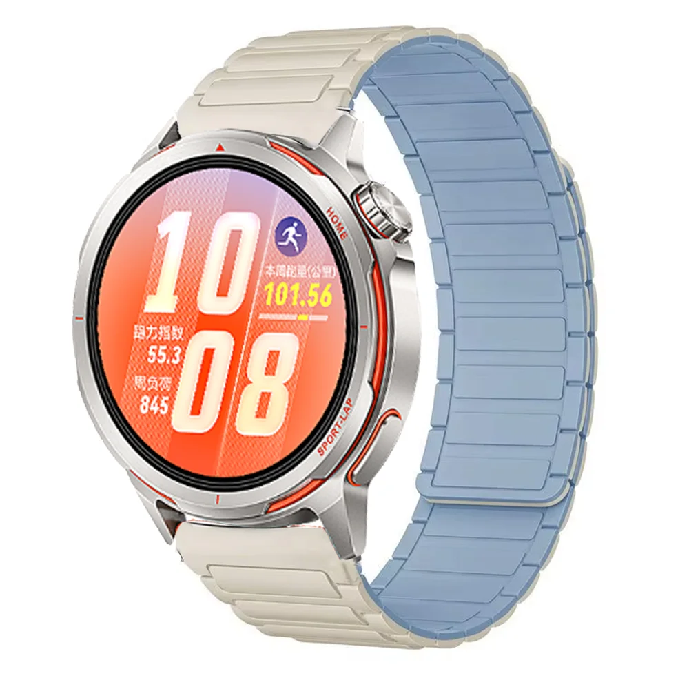 Magnetic Silicone Loop Band - Premium Accessories Bracelet, Universal Fit 46mm