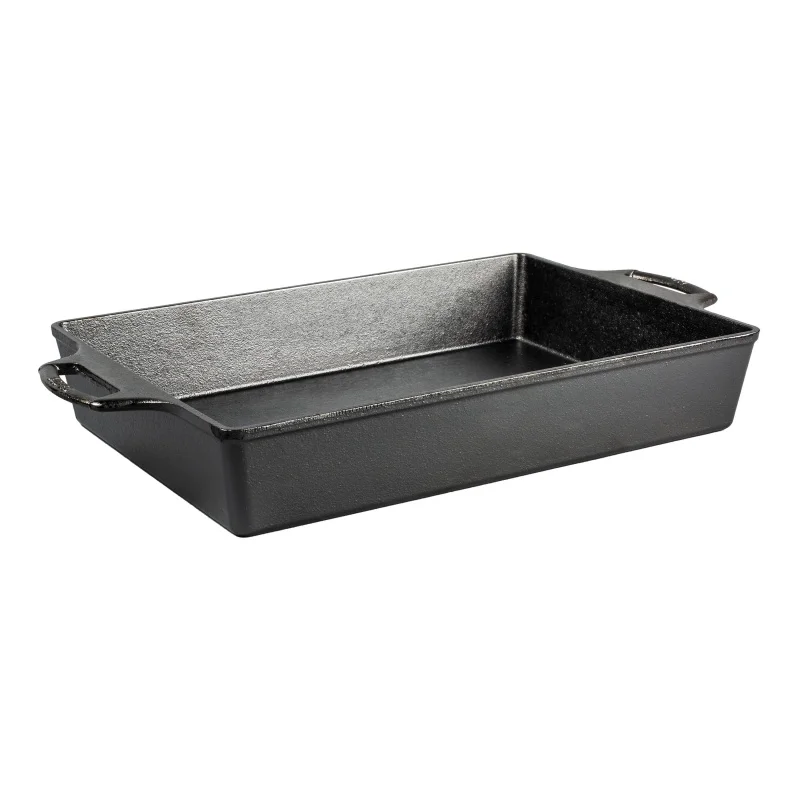 

Lodge Cast Iron Seasoned Casserole Pan 9 X 13