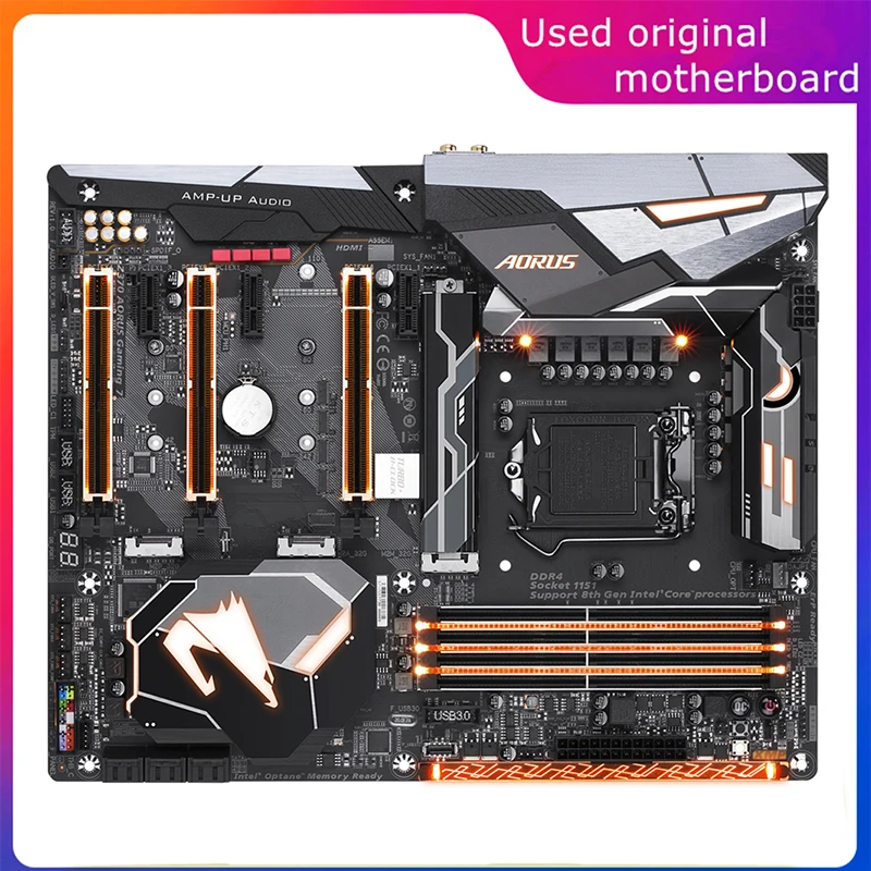 Usato Lga 1151 Per Intel Z370 Z370 Aorus Gaming 7 Computer Usb3.0 Sata3 Scheda Madre Ddr4 64G Scheda Madre Desktop