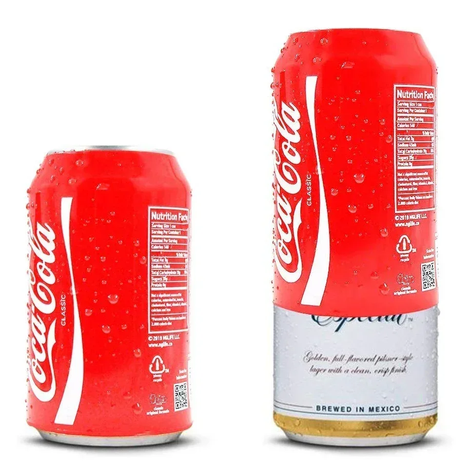 Silicone protector Hide a Beer Can Cover Hide Your Beverage Can Beer Sleeve Suitable for 12 oz 355ml Cans