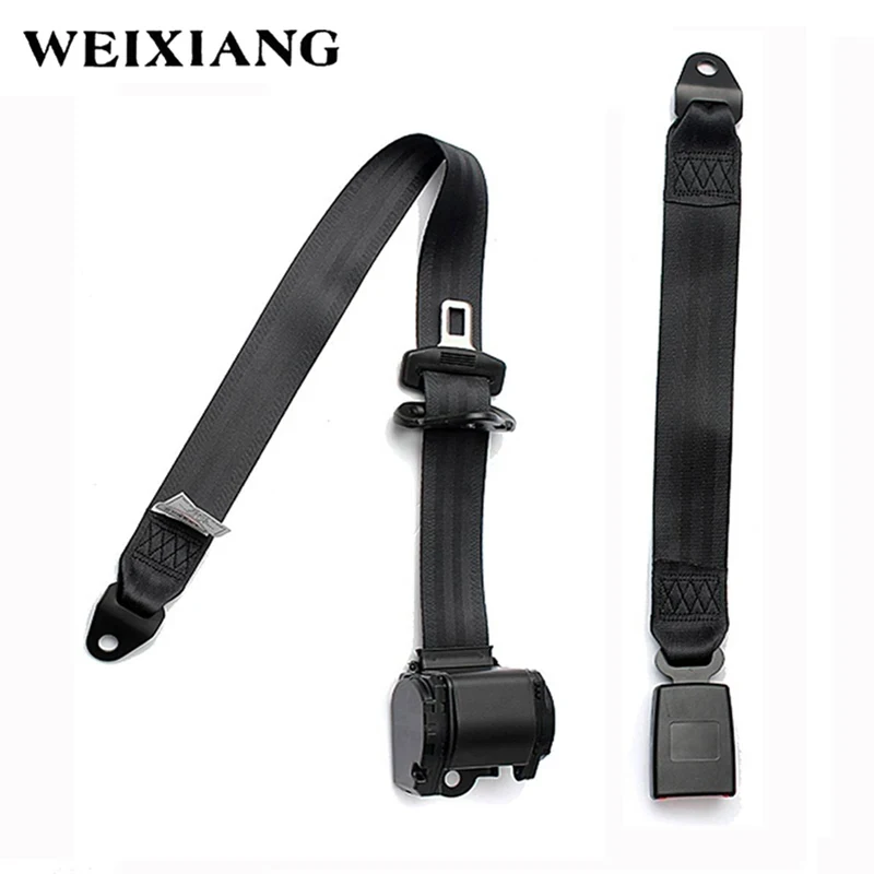 

Universal ELR 3 Point Car Safety Belt Harness Car Seat Safety Harness Lap Automotive Seat Belts For Cars 3Pt With Steel Buckle