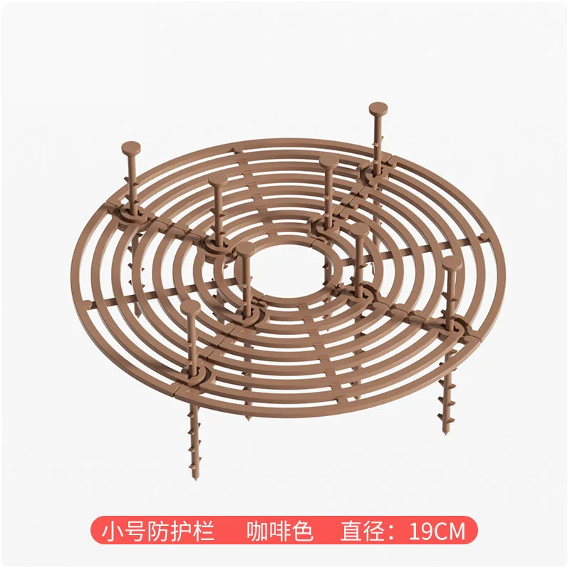 Brown round 19cm