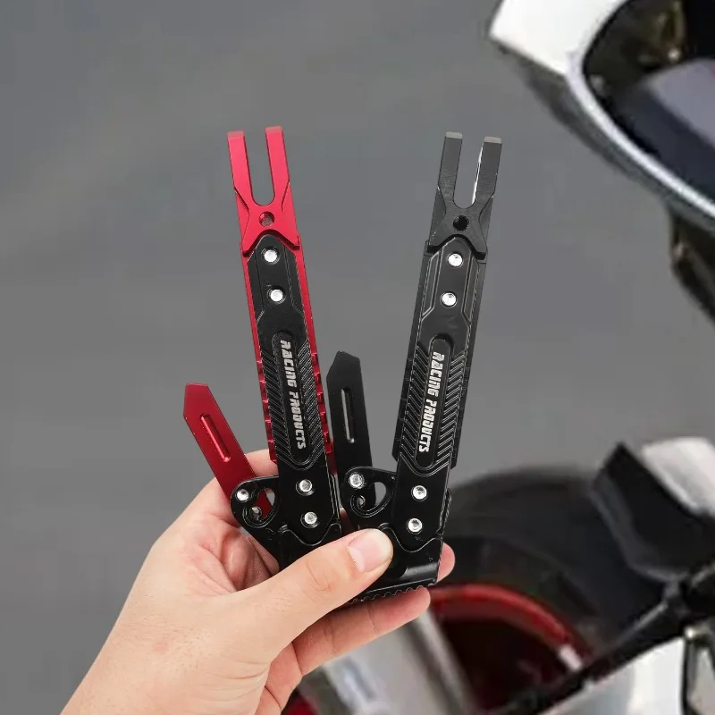 Kick Stand Parking Bracket Motorcycle CNC Adjustable Kickstand Foot Side Stand for Electric Motorbike Motorcycle Accessories