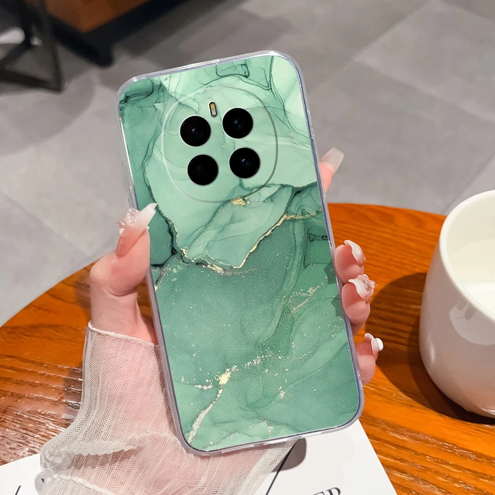 Transparent Cute Flower Soft Silicone Protective Back Cover Phone Case