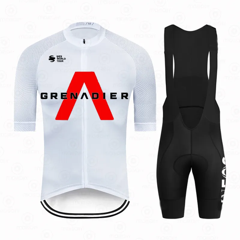 Ineos Grenadier Cycling Jersey Bike Jersey uomo Bicycle Team camicie da