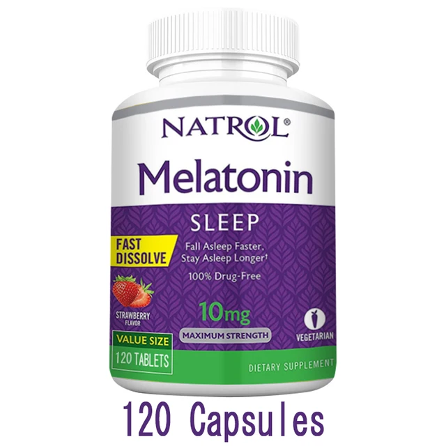 Melatonin Instant Tablets, Vitamin B6, Helps Promote Better Sleep