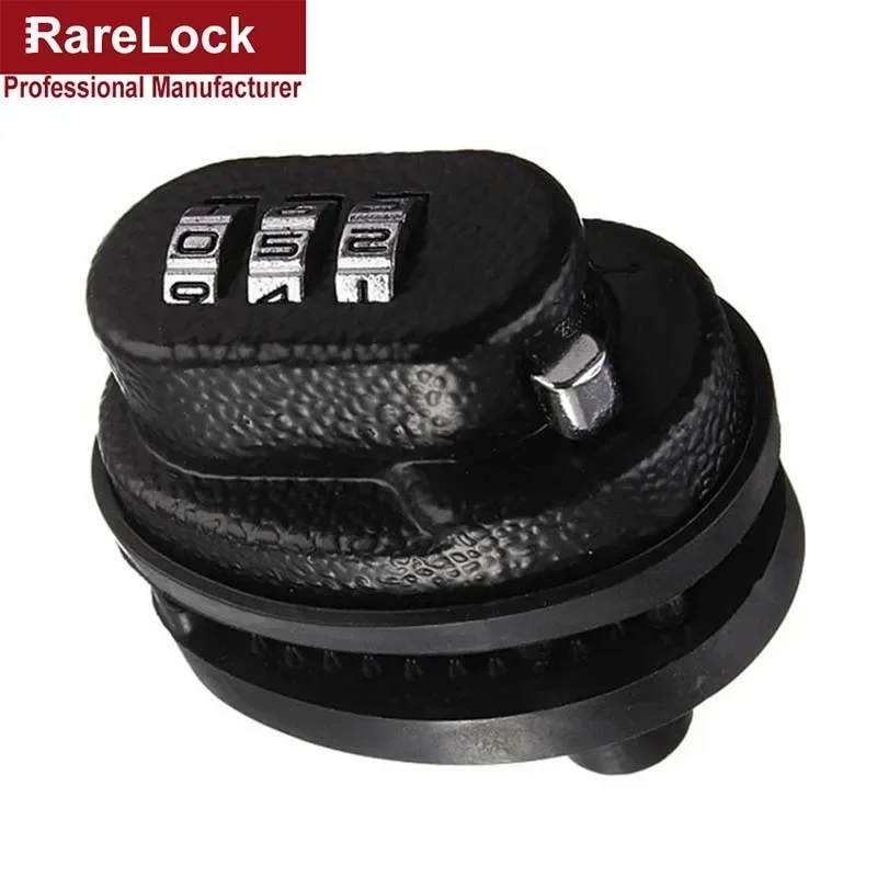 Combinação Arma Gatilho Proteger Bloqueio de Segurança Preto Dial Senha Universal Rarelock f