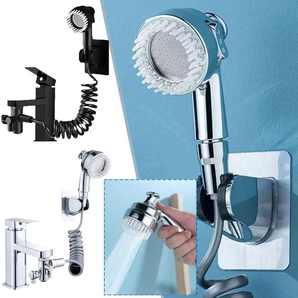 

Faucet External Shower Head Bathroom Kitchen Basin Faucet Adapter Diverter Set Beauty Salon Water Separation Shower Bidet