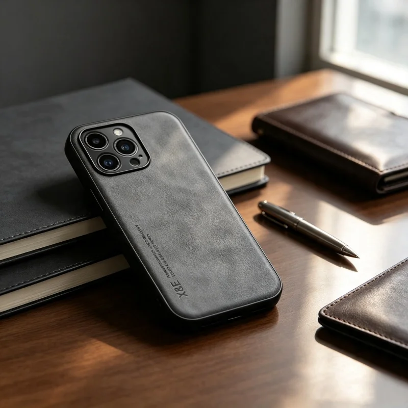 Enhanced Leather Magnetic Phone Case - Shockproof Cover