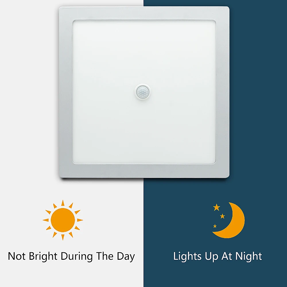 Ceiling Lights Motion Sensor LED Panel Lights Smart Ceiling Lamp 6W 12W 24W Sfb6aeb0bf69344d39ec342194da68bb21