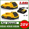 20V 3000mAh DCB200 Li-ion Rechargeable Battery For Dewalt DCB203 DCB181 DCB182 DCB201 DCB201-2 DCB205-2 L50 powertool 1