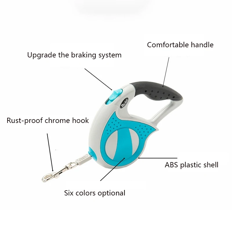 Automatic Retractable Pet Leash 3m/5m Nylon Dog Leash Explosion-proof - PeticaDeals