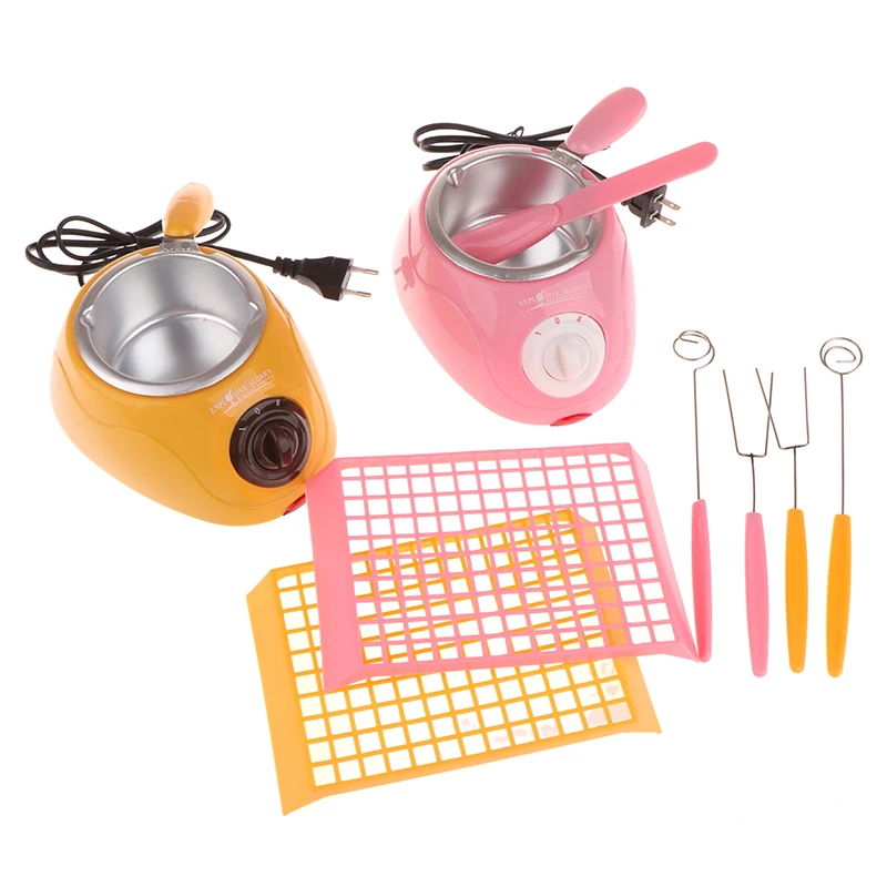 Chocolate Fondue Maker Chocolate Melting Furnace DIY Electromechanical Heating Pot Baking Tool