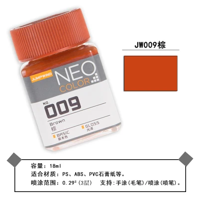 JUMPWIND NEO01-19 model paint NEO COLOR basic color nitro oil based paint 18ml 11 6