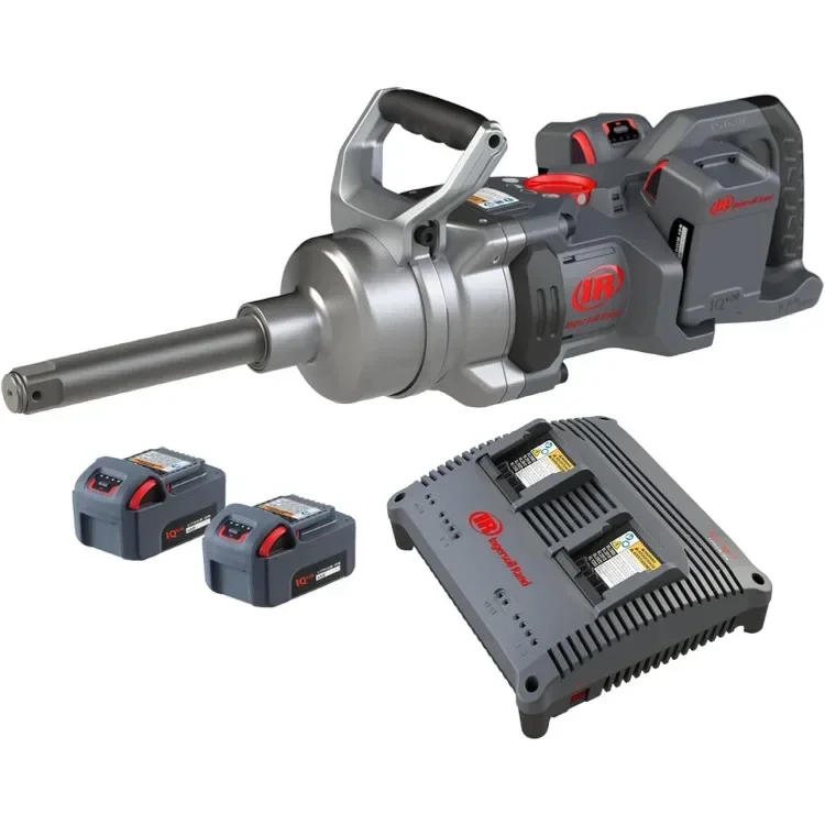 High Torque Cordless Impact Wrench Kit with Batteries