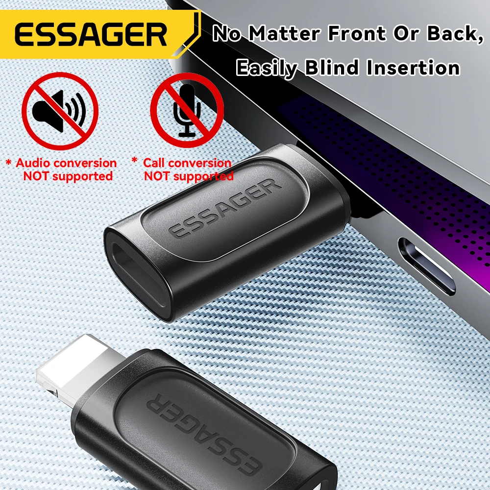 Essager 20W PD Fast Charging OTG Adapter with USB-C to Lightning Converter