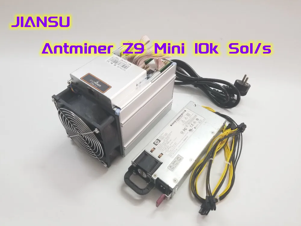 Аксессуары для майнинга Antminer Z9 Mini 10k Sol/s 300W Asic Equihash Miner Mine ZEN ZEC BTG экономичнее чем