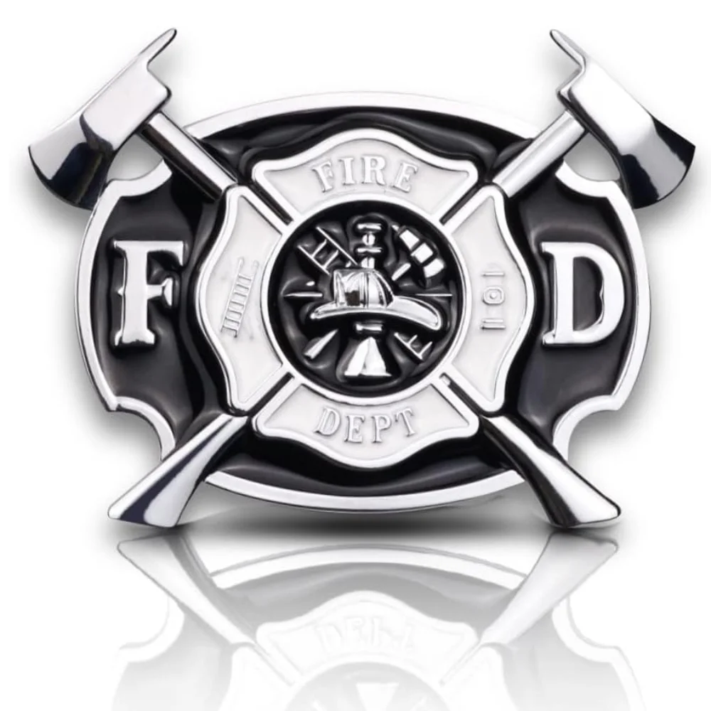 

Firefighters Metal Car Sticker Fire Department Decal Firemen Emblem Badge for Automotive Truck Motorcycle