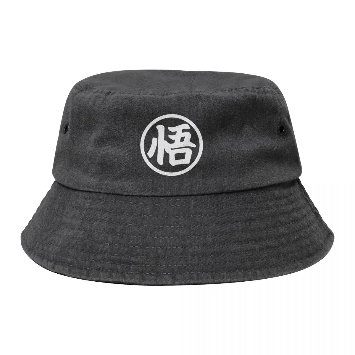 

Exclusive Goku Kanji Cowboy Denim Fisherman Hat With Printing