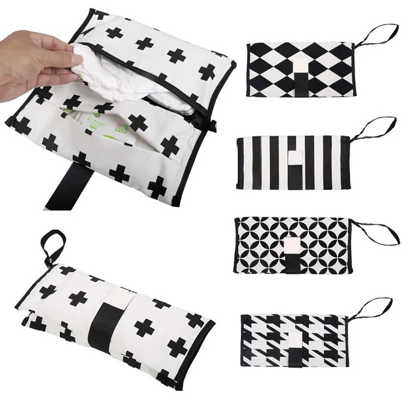 

Baby Diaper Bag Travel Portable Tissue Storage Bag Baby Stroller Cloth Hanging Bag Mother Pregnant Multi-functional Storage Bag