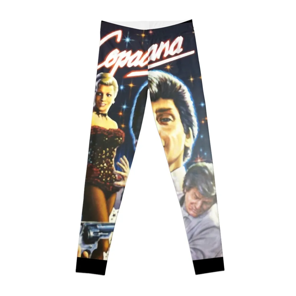 

Funny Gifts Beautiful Model Copacabana Door Vintage Photograp Leggings Legging sport high waist Womens Leggings