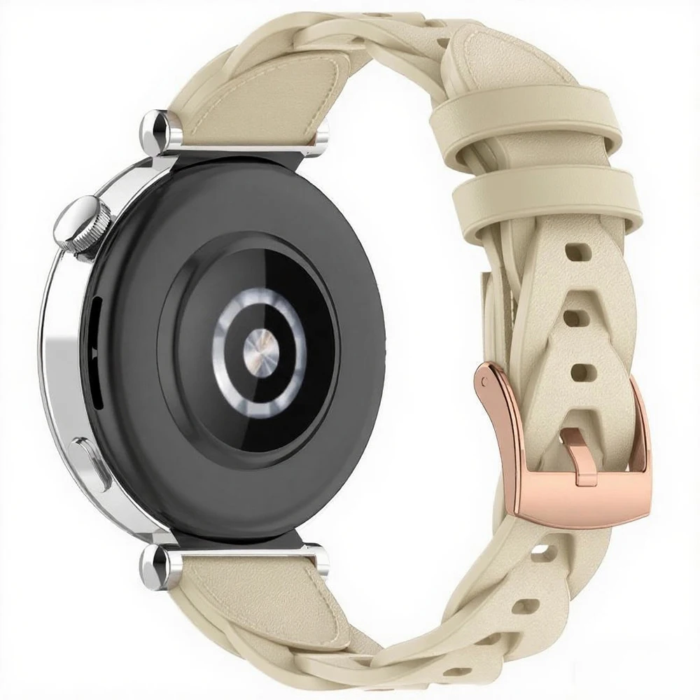 Sporty 18mm Synthetic Leather Strap Wristband
