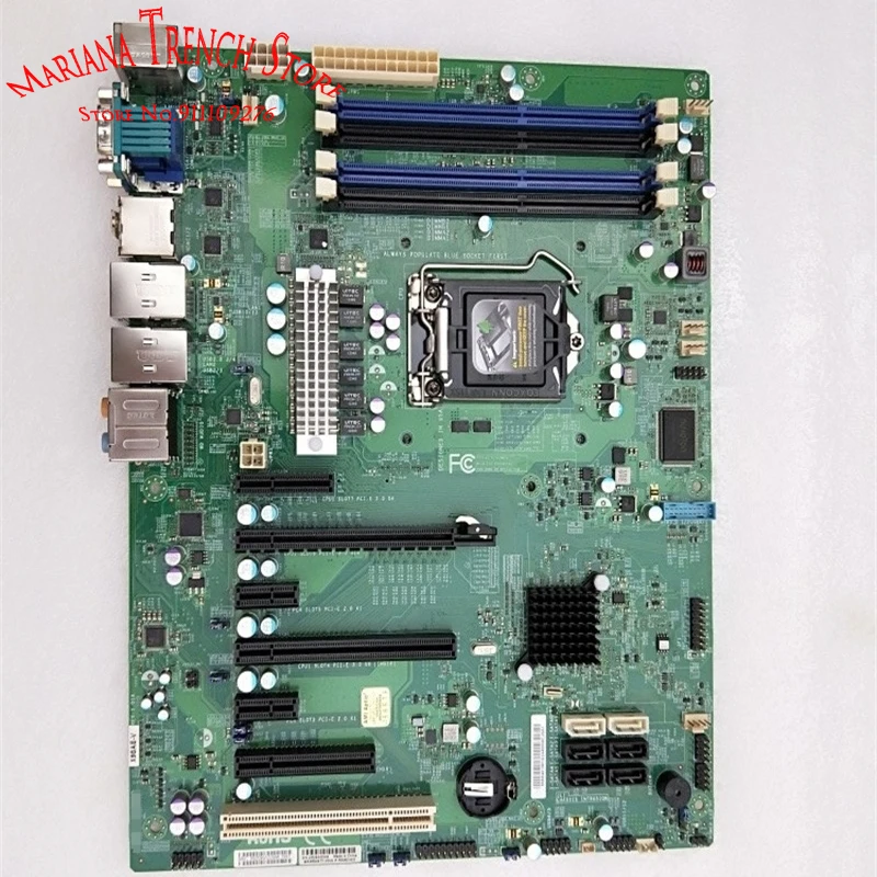 

X9SAE-V для материнской платы Supermicro LGA1155 Xeon E3-1200 v2 Series Core i7/i5/i3 (только без ECC UDIMMs) процессоров DDR3