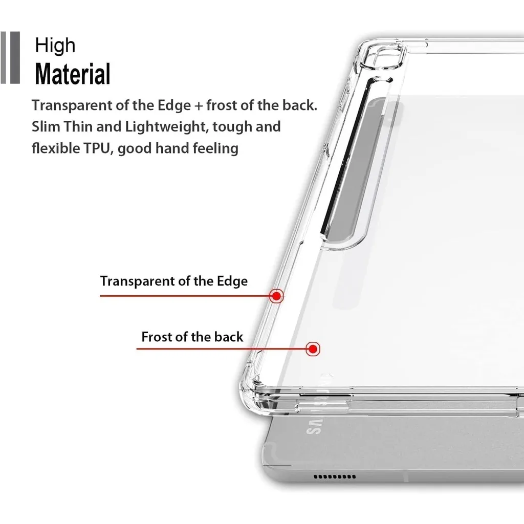 Ultra Slim Shockproof Soft HD TPU Back Cover