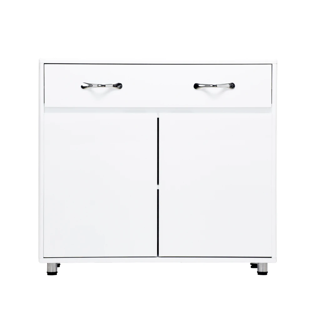 Two door Side Table-White 3