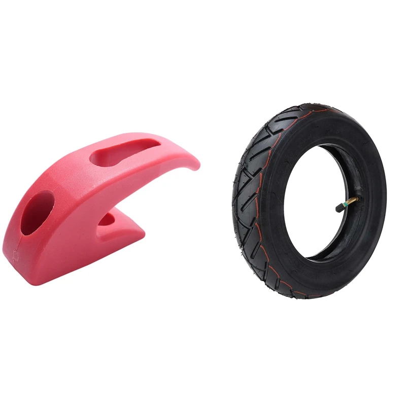 

Scooter Hook Red With Electric Scooter Tire 10 Inch Outer Tire & Inner Tube Anti-Skid Pneumatic Tire