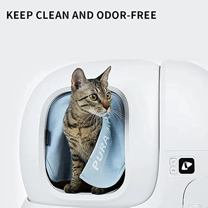 Cat Litter Box Automatic Toilet Gray Red Filter Screen Filter Mesh Effective Sand For PETKIT PURA MAX Sandbox Accessories cat litter box