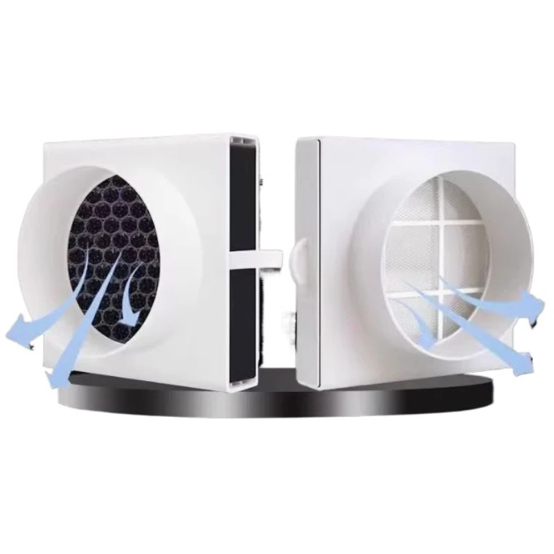 Fresh air system duct air filter inline ducting box ventilation for pipe Air inlet Primary pre-filter Deworming and Deashing 1