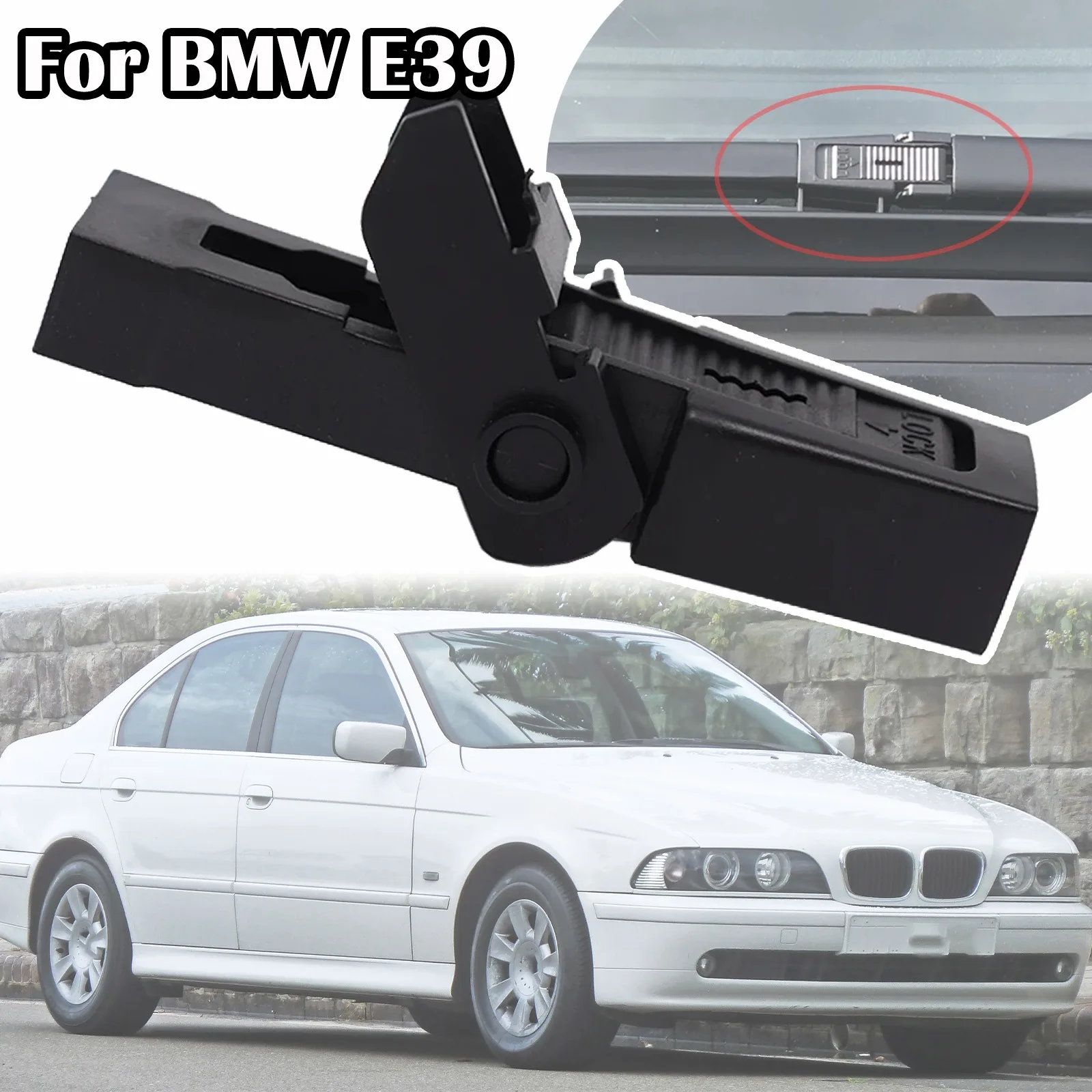 

Front Windscreen Wiper Arm Lock Clip Nut Rocker Cap For BMW E39 530i 535i 540i M5 520i 523i 525i 528i 1996 - 2003 Replacement
