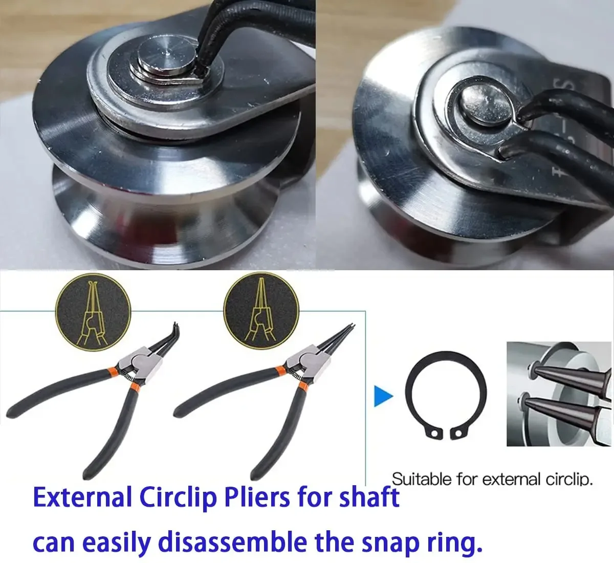 U Type 280kg Swivel Pulleys Stainless Steel Duplex Bearing Super-Silent Detachable Degree Rotation Heavy Duty Traction Wheel 2