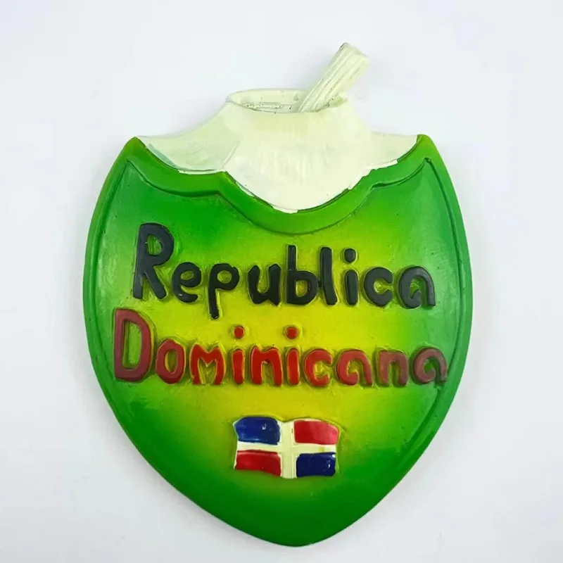Magnete 3D Punta Cana Dominicana – Souvenir In Resina Fatto A Mano Per Frigorifero