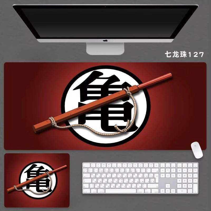 고화질 드래곤 볼 가죽 마우스 패드 사무실 책상 매트 식탁보 Sustainzed Boys Anime 2D Esport 게임 컴퓨터 키보드