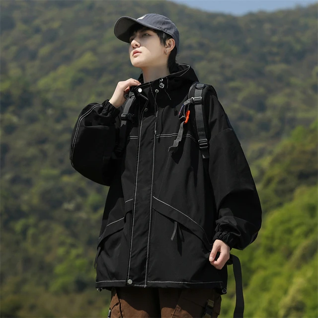 Camping Rain Jacket Men Women Waterproof Sun Protection Clothing