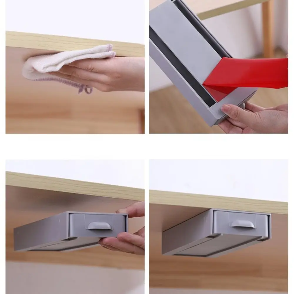 간단한 펀칭 없음 공간 절약 학생 문구 대용량 사무용품 펜 컨테이너 보관함 붙여 넣기 연필 상자