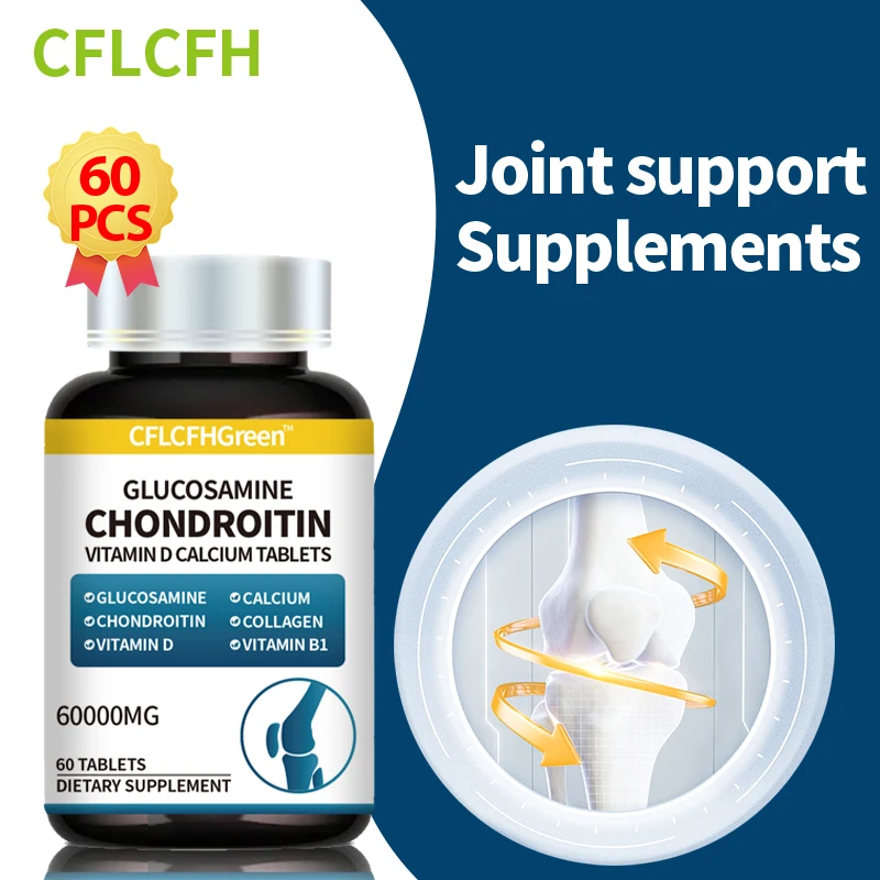 Arthritis Relief Joint Health Support Vitamins Supplement Capsules Glucosamine Chondroitin Tablet Extra Strength Calcium D3