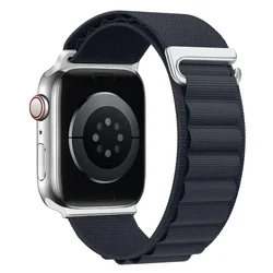 Alpine Loop Metal C - Hook Bracelet Strap for 42mm series 10 11 (Midnight blue)