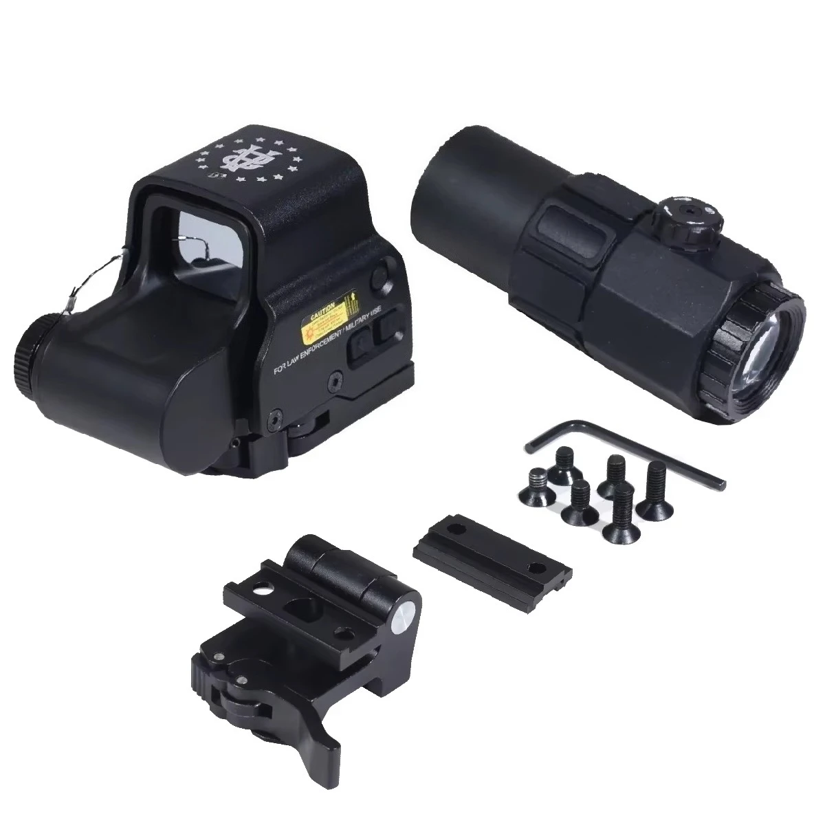 EOT**H 558 DCR Red Dot Sight Hunting Reflex Collimator G33/G43/G45 3X 5X Magnifier Tactical Combo Optics Scopes with QD Lever