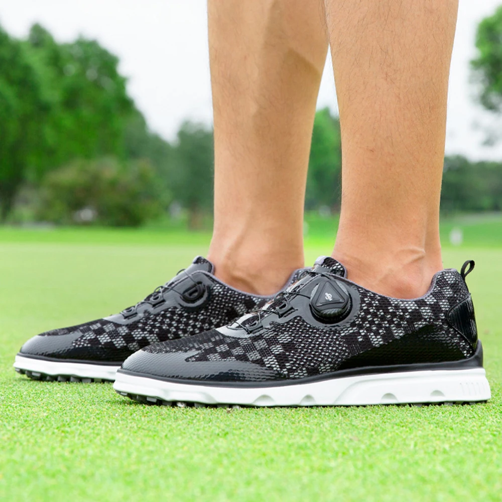 

PGM New Golf Wear Breathable Mesh Cloth Golf Sports Shoes Men Mesh Knob Shoelaces Rubber Anti-skid Studs Trainers Sneakers 골프웨어