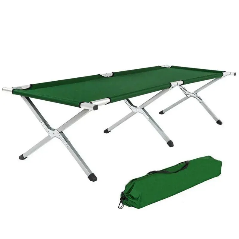 Lettino da campeggio per adulti all'aperto lettino semplice lettino da  campeggio tenda da viaggio da spiaggia letto pieghevole portatile letto da  campeggio leggero Hamaca - AliExpress