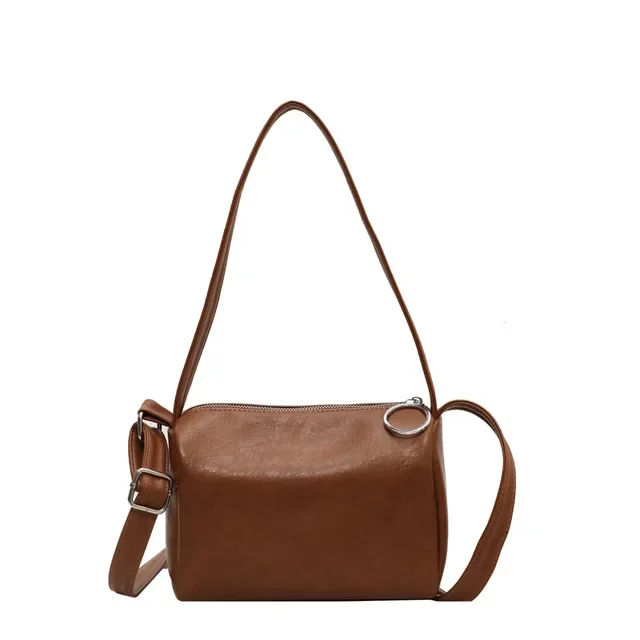 thumbnail image 1 of Primavera 2024 Nueva edición de moda de tendencia Bolso de gran capacidad Bolso cruzado de un solo hombro de cuero suave para mujer, 1 of 5