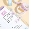 5Rolls/Set Korean Fine Flash Washi Tape Set Dream Selling Galaxy Cute Girl Sticker Handbook DIY Material Loop Stickers 6