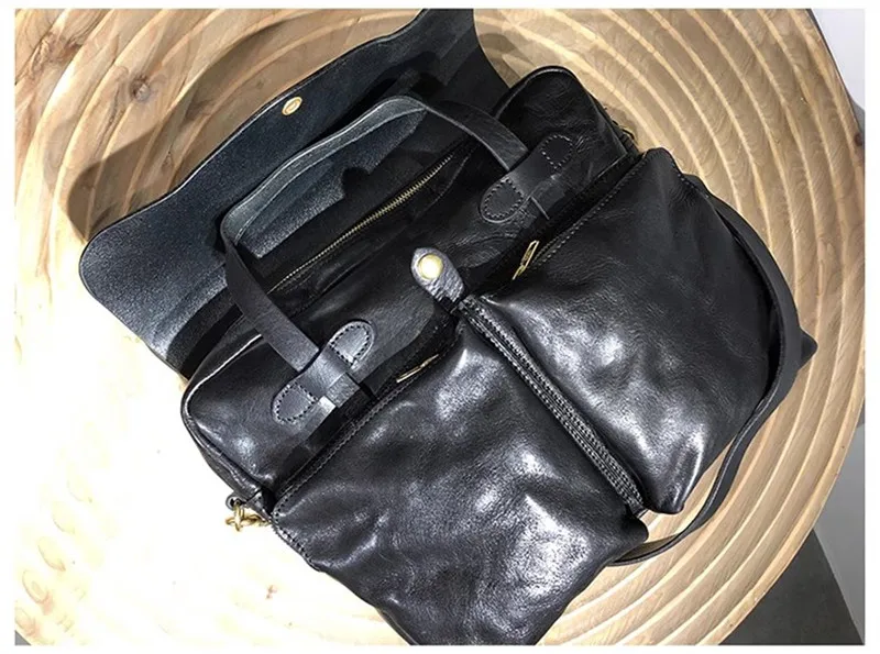 PNDME Organizer Designer Echtes Leder Damen Aktentasche Geschäftsreise Luxus Weiche Echtes Rindsleder Handtasche Arbeit Umhängetasche – Detail 16